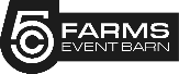 5c farms event barn full logo black and white